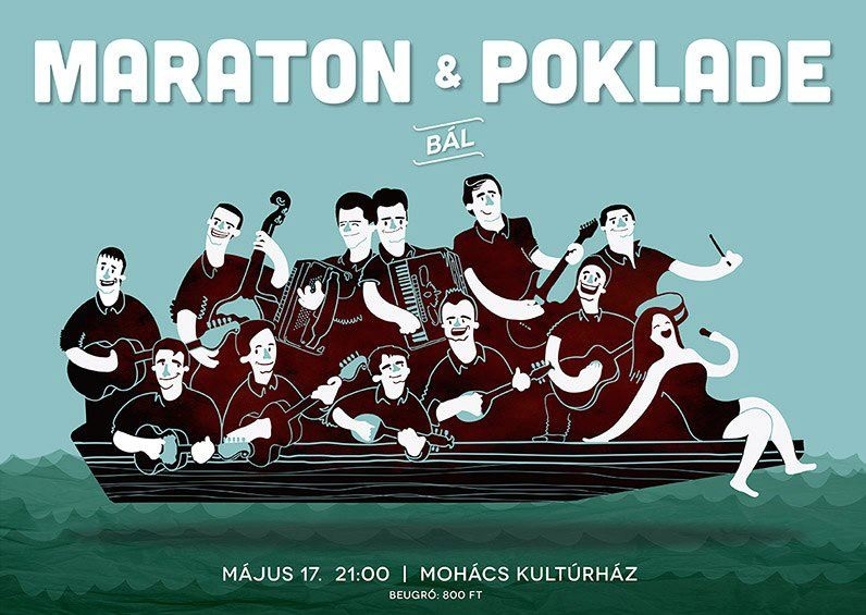 Poklade & Maraton buli plakát 2012-ből